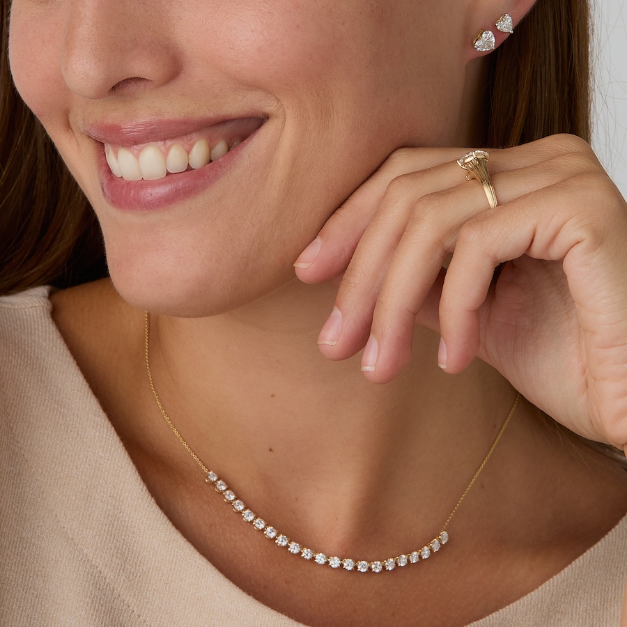 Image 244039_ALTMORE203.jpg, Product 244-039 / Price $2,799.99, EVERA Diamonds Couture Collection 14K Yellow Gold 2.94 ctw Diamond Necklace from Evera Diamonds on TSC.ca's Jewellery department