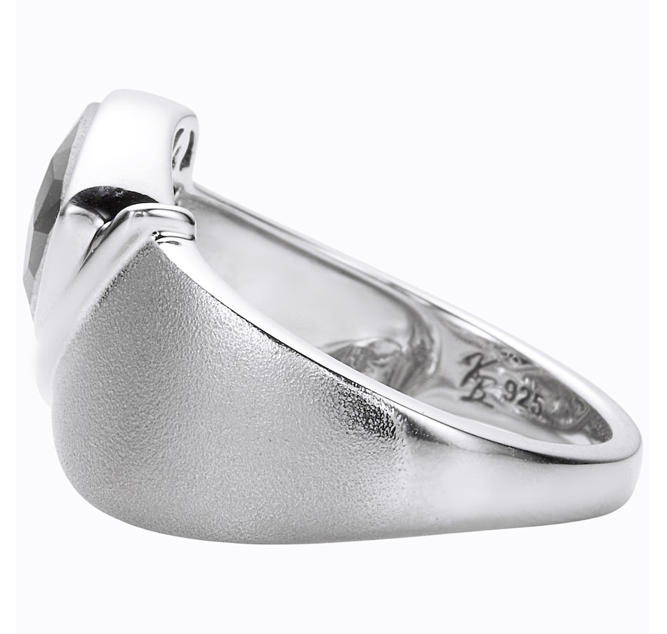 Image 244062_ALTMORE1.jpg, Product 244-062 / Price $579.99, Canadian Ammolite Gems Sterling Silver Ammolite Trillion Cut Ammolite Satin High Polish Ring from Canadian Ammolite Gems on TSC.ca's Jewellery department