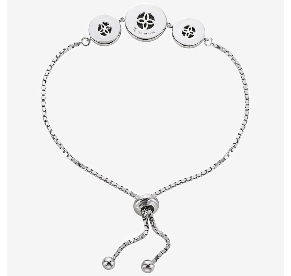 Image 244073_ALTMORE1.jpg, Product 244-073 / Price $699.99, Canadian Ammolite Gems Sterling Silver Rhodium Plate Ammolite Bolo Bracelet from Canadian Ammolite Gems on TSC.ca's Jewellery department