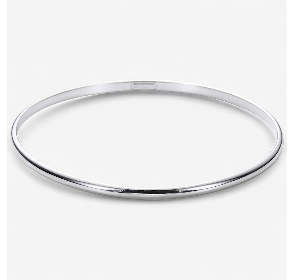Image 244085.jpg, Product 244-085 / Price $99.99, Silver Gallery Sterling Silver Smooth Flat Slip-on Bangle from Silver Gallery on TSC.ca's Jewellery department