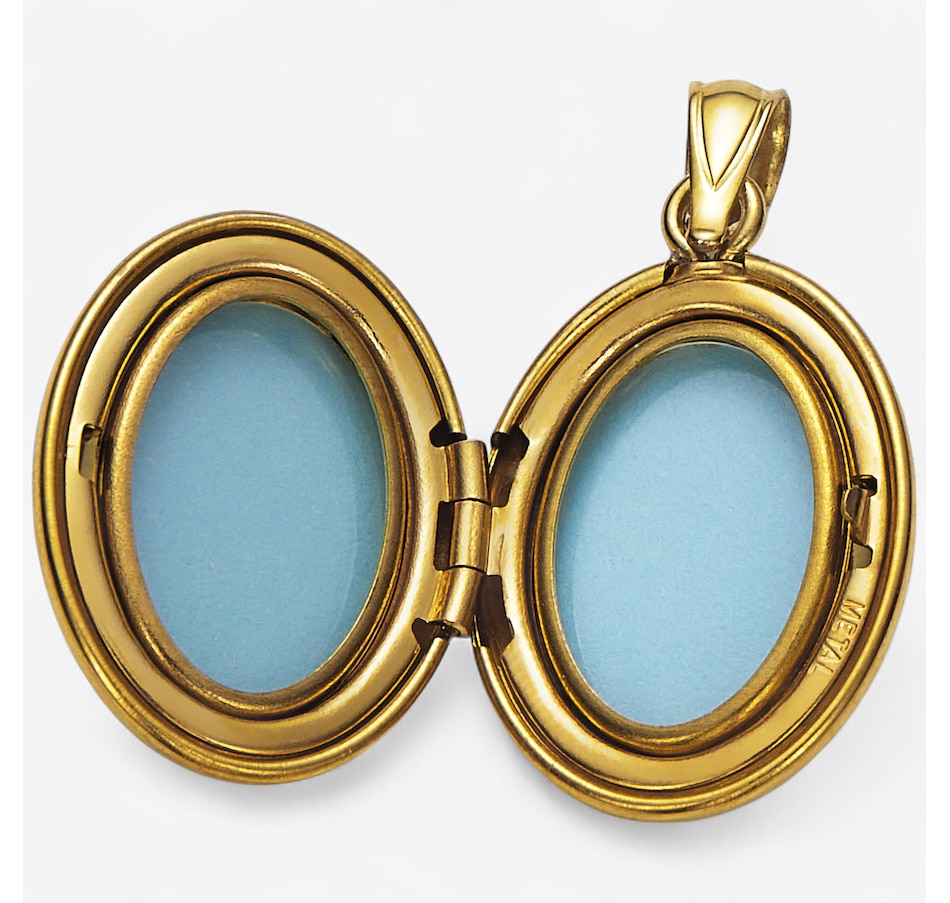 Image 244100_ALTMORE1.jpg, Product 244-100 / Price $79.99, Silver Gallery Sterling Silver Oval Locket Pendant from Silver Gallery on TSC.ca's Jewellery department