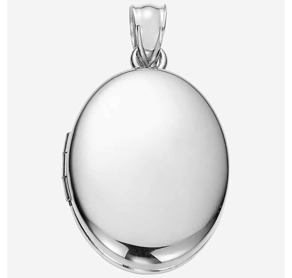 Image 244100_RHOP.jpg, Product 244-100 / Price $79.99, Silver Gallery Sterling Silver Oval Locket Pendant from Silver Gallery on TSC.ca's Jewellery department