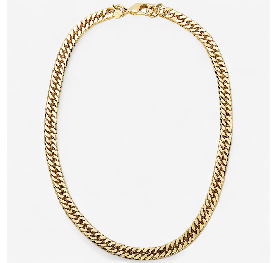 Image 244117.jpg, Product 244-117 / Price $89.99 - $139.99, Bronzoro Yellow Gold Plate Cuban Link Chain Necklace from Bronzoro on TSC.ca's Jewellery department