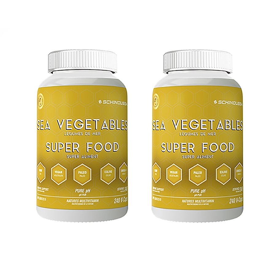 Image 244143.jpg, Product 244-143 / Price $112.00, 60-Day Auto-Delivery Schinoussa Super Food Sea Vegetables Pure PH Duo from Schinoussa  on TSC.ca's Health & Fitness department