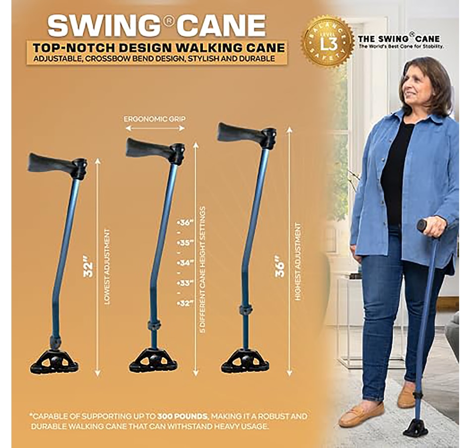 Dynamo Swing Cane, Best Cane For Balance And Stability