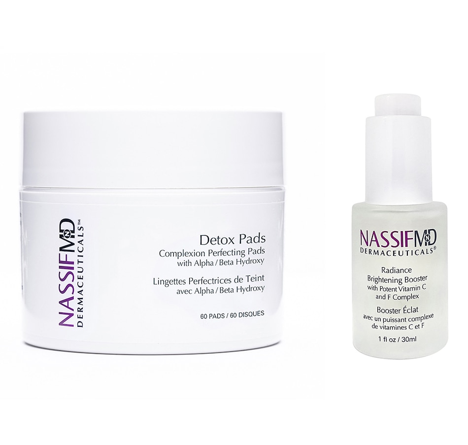 Image 244280.jpg, Product 244-280 / Price $119.00, NassifMD® Detox Pads and Radiance Brightening Booster Duo from NassifMD on TSC.ca's Beauty department