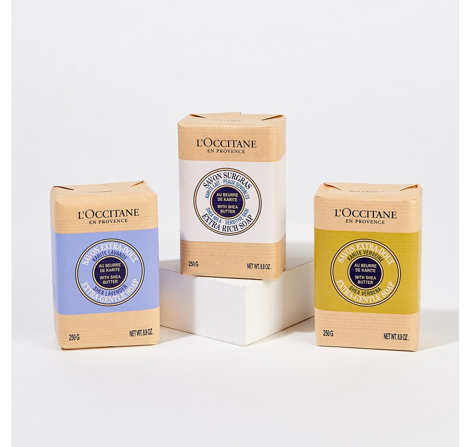 Image 244414.jpg, Product 244-414 / Price $51.00, L'Occitane Shea Soap Trio from L'Occitane on TSC.ca's Beauty department