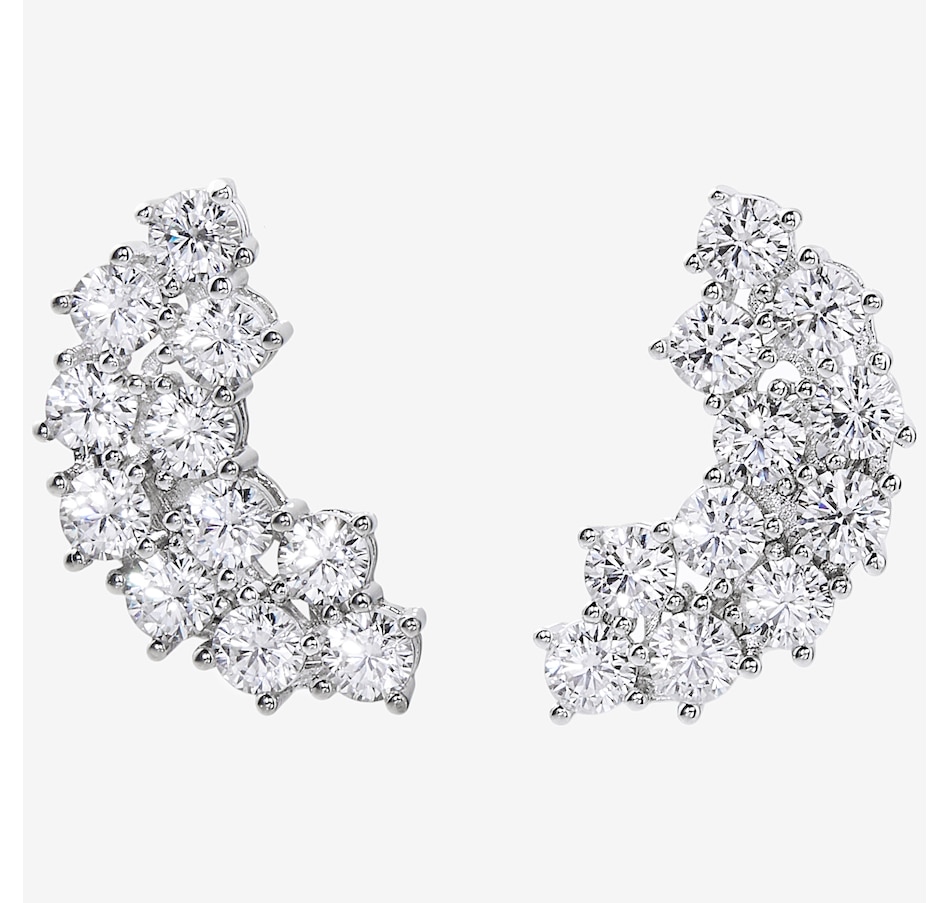 Image 244459.jpg, Product 244-459 / Price $79.99, Diamonelle Sterling Silver Rhodium Plate Diamonelle Ear Crawler Stud Earrings from Diamonelle on TSC.ca's Jewellery department