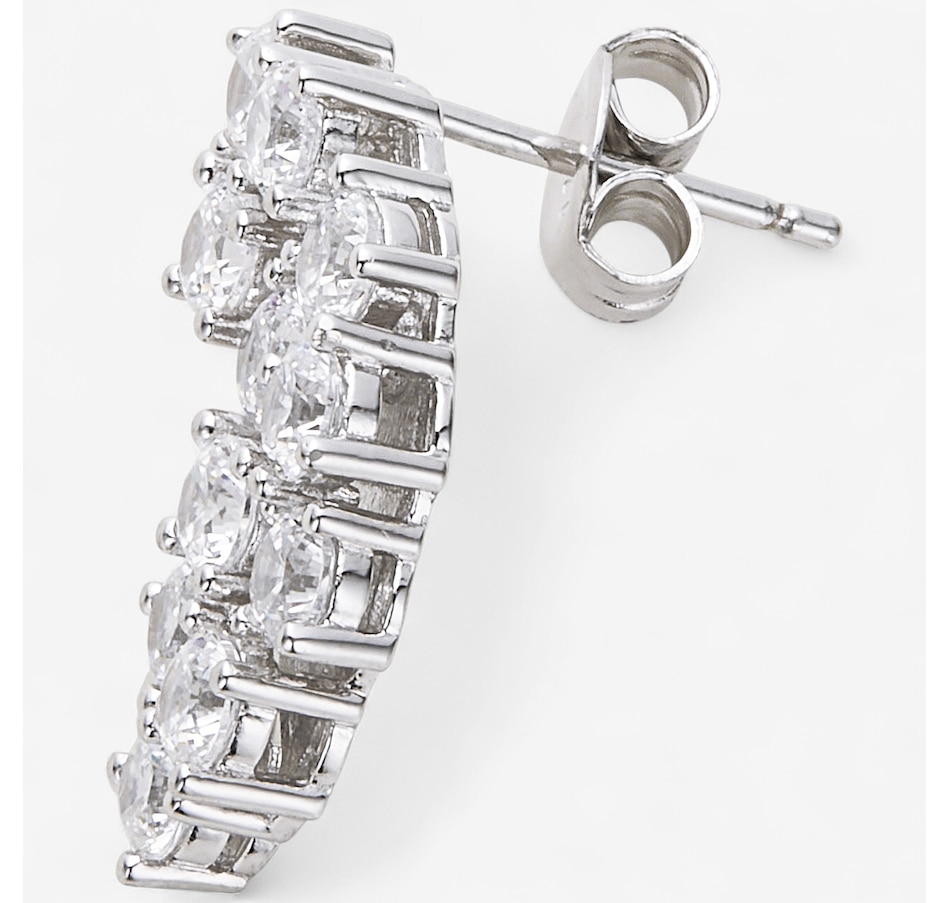 Image 244459_ALTMORE1.jpg, Product 244-459 / Price $79.99, Diamonelle Sterling Silver Rhodium Plate Diamonelle Ear Crawler Stud Earrings from Diamonelle on TSC.ca's Jewellery department