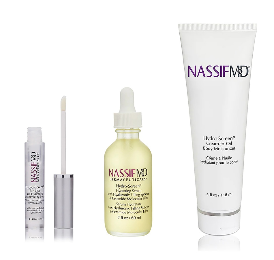 Image 244691.jpg, Product 244-691 / Price $139.00, NassifMD® Hydro-Screen Face, Lips, & Body Collection from NassifMD on TSC.ca's Beauty department