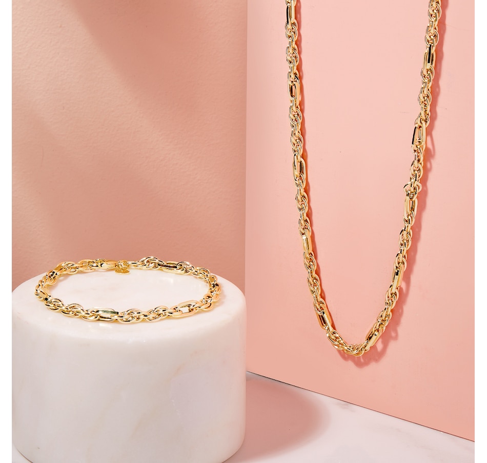 Image 244749_ALTMORE100.jpg, Product 244-749 / Price $799.99 - $899.99, Stefano Oro 14K Yellow Gold Bottega Rope Bracelet from Stefano Oro on TSC.ca's Jewellery department