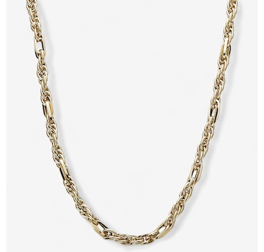  Stefano Oro 14K Yellow Gold Bottega Rope Necklace