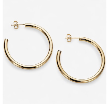 Stefano Oro 14K Yellow Gold Amalfi C Hoop Earrings
