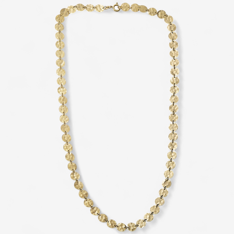 Image 244753.jpg, Product 244-753 / Price $1,199.99, Stefano Oro 14K Yellow Gold Hammered Disc Necklace from Stefano Oro on TSC.ca's Jewellery department