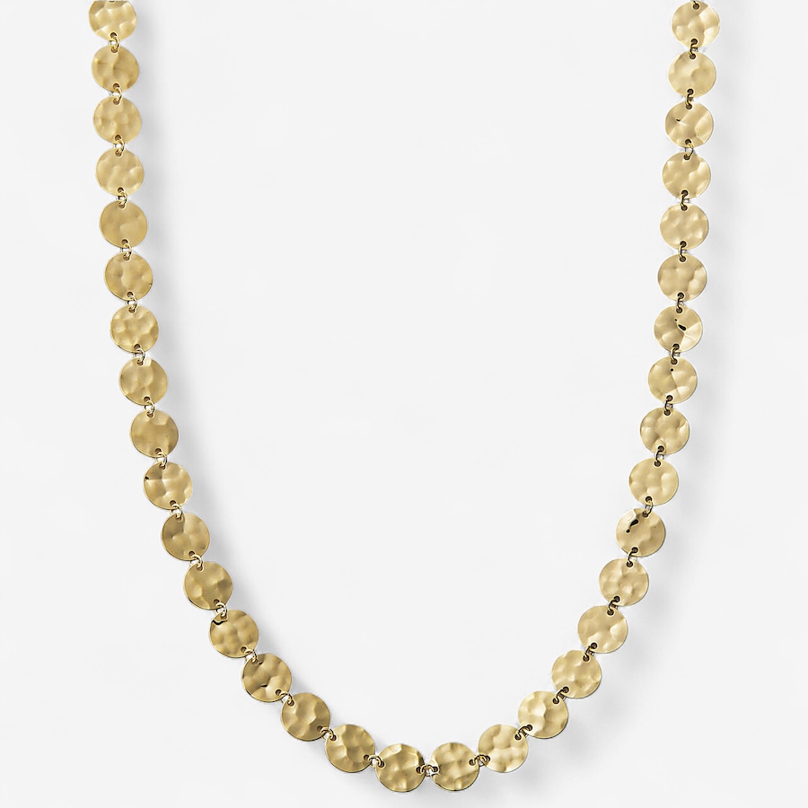 Image 244753_ALTMORE1.jpg, Product 244-753 / Price $1,199.99, Stefano Oro 14K Yellow Gold Hammered Disc Necklace from Stefano Oro on TSC.ca's Jewellery department