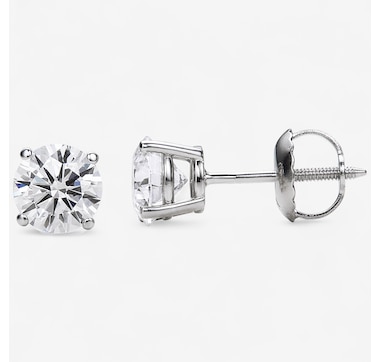 EVERA Diamonds 14K Gold 1.00ctw Diamond Stud Earrings with Screw Back