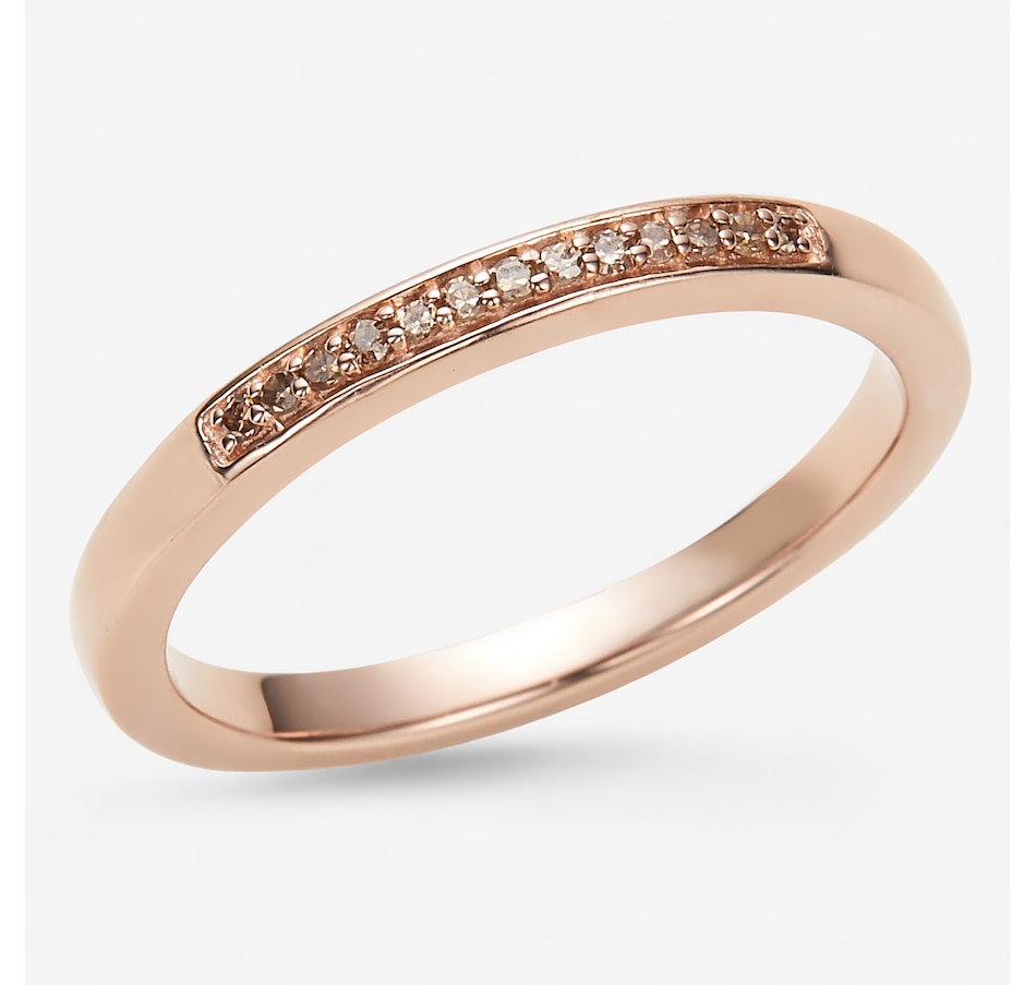 Image 244769_ALTMORE1.jpg, Product 244-769 / Price $129.99, Colours Of Diamonds Sterling Silver 0.20 ctw Champagne, Yellow and Blue Diamond Band Ring from Colours of Diamonds on TSC.ca's Jewellery department