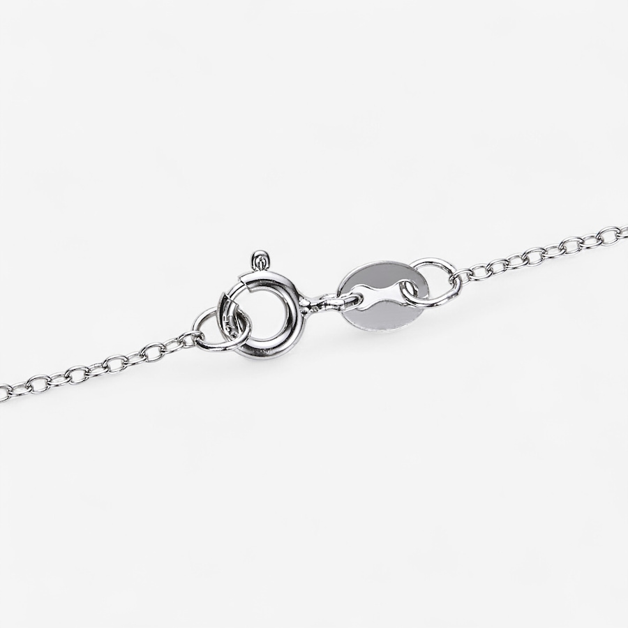 Image 244784_ALTMORE1.jpg, Product 244-784 / Price $109.99, Colours of Diamonds Sterling Silver Rhodium Plated 0.10 ctw Diamond Horseshoe Pendant Necklace from Colours of Diamonds on TSC.ca's Jewellery department