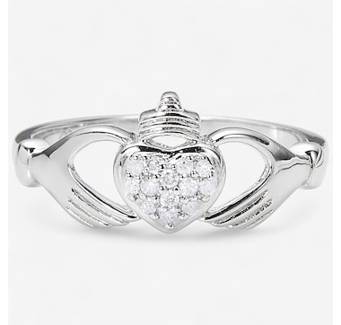 Colours Of Diamonds Sterling Silver 0.10 ctw White Diamond Ring