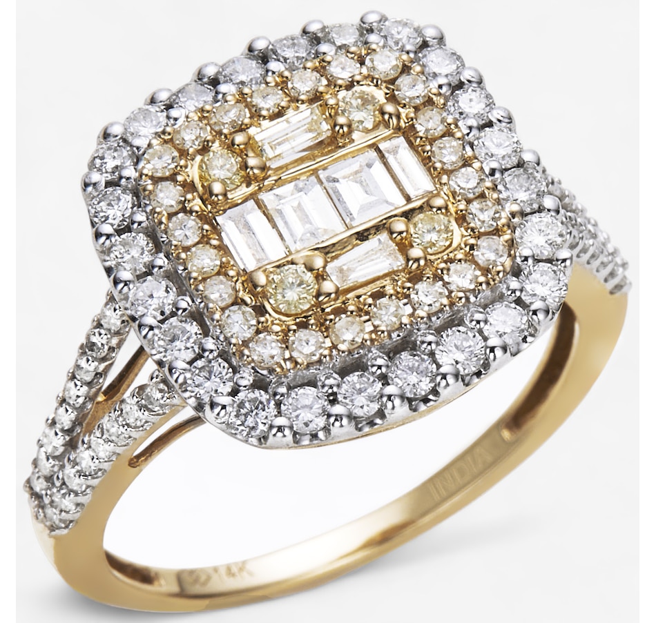 Image 244799_ALTMORE2.jpg, Product 244-799 / Price $949.99, 14K Gold 1.00 ctw Yellow and White Diamond Ring from Diamond Show on TSC.ca's Jewellery department
