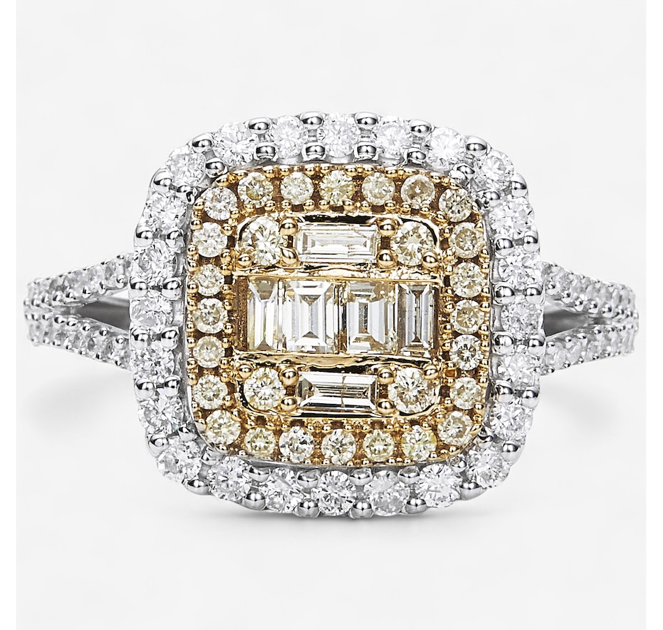 Image 244799_WGL.jpg, Product 244-799 / Price $949.99, 14K Gold 1.00 ctw Yellow and White Diamond Ring from Diamond Show on TSC.ca's Jewellery department
