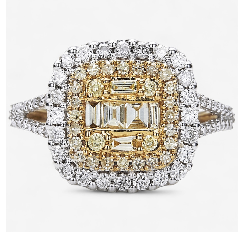 Image 244799_YGL.jpg, Product 244-799 / Price $949.99, 14K Gold 1.00 ctw Yellow and White Diamond Ring from Diamond Show on TSC.ca's Jewellery department