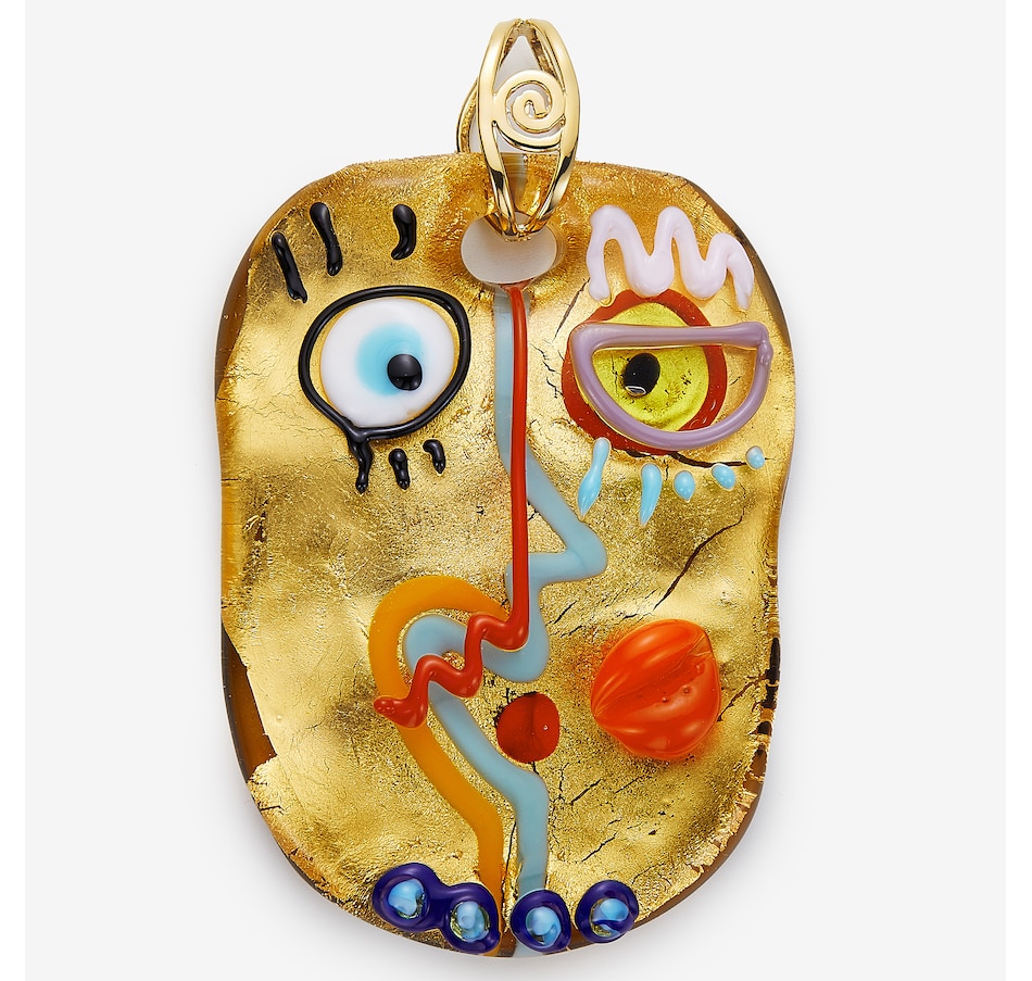 Image 244811.jpg, Product 244-811 / Price $199.99, Il Murano Di Francesca Sterling Silver Murano 18K Yellow Gold Plate Grande Maestro Pendant from IL MURANO DI FRANCESCA on TSC.ca's Jewellery department