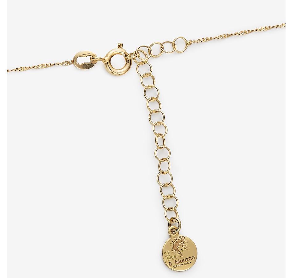 Image 244816_ALTMORE1.jpg, Product 244-816 / Price $149.99, Il Murano Di Francesca Sterling Silver 18K Multi Colour Murano Cross Pendant with Chain from IL MURANO DI FRANCESCA on TSC.ca's Jewellery department