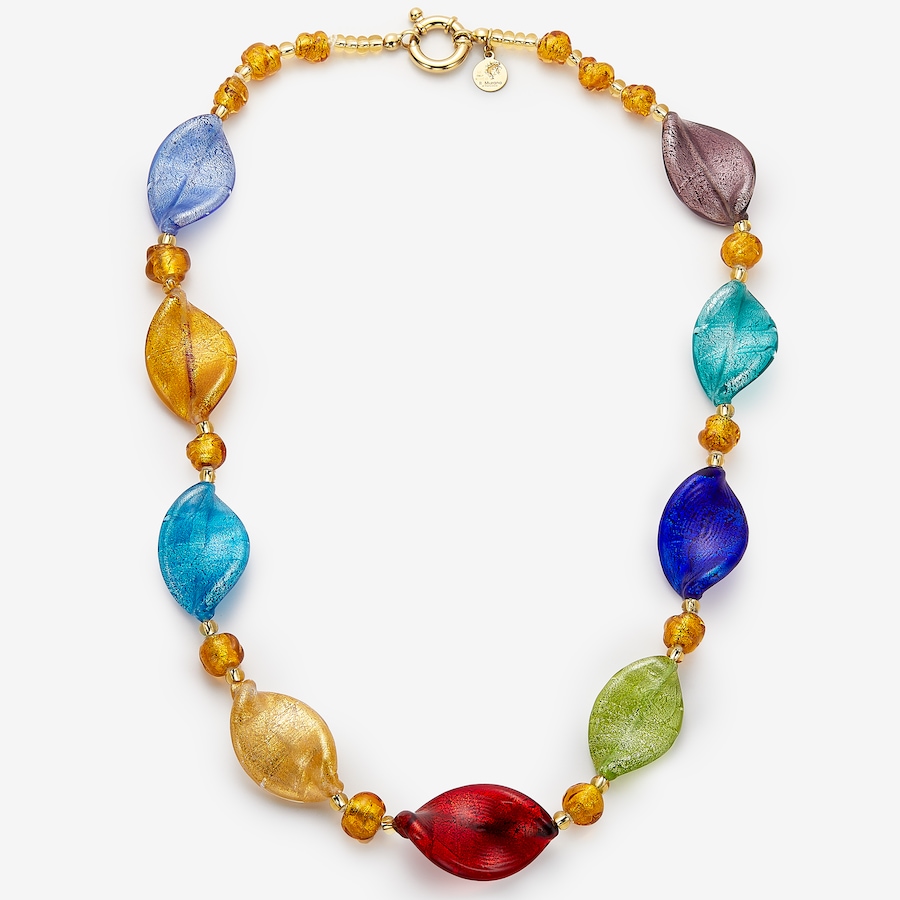 Image 244832.jpg, Product 244-832 / Price $379.99, Il Murano Di Francesca Sterling Silver 18K Yellow Gold Plate Murano Twist Necklace from Il Murano Di Francesca on TSC.ca's Jewellery department