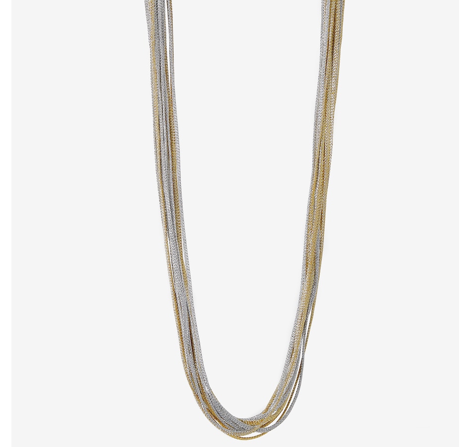 Image 244838.jpg, Product 244-838 / Price $249.99, Il Murano Di Francesca 18 Strand Two-Tone Metallic Yarn Necklace from IL MURANO DI FRANCESCA on TSC.ca's Jewellery department