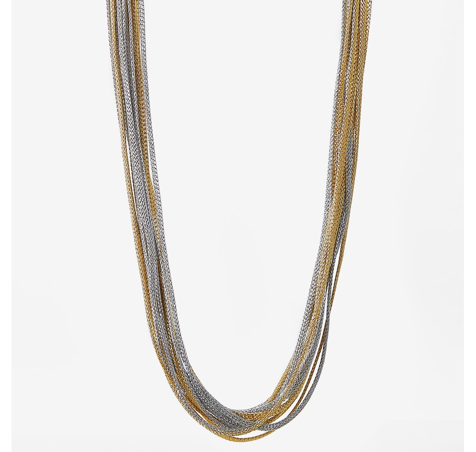 Image 244838_ALTMORE1.jpg, Product 244-838 / Price $249.99, Il Murano Di Francesca 18 Strand Two-Tone Metallic Yarn Necklace from IL MURANO DI FRANCESCA on TSC.ca's Jewellery department