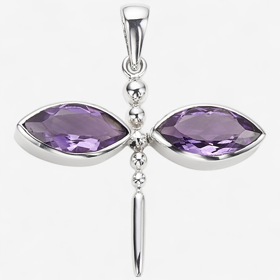 Image 244846_AMY.jpg, Product 244-846 / Price $69.33, Himalayan Gems Sterling Silver Gemstone Dragonfly Pendant from Himalayan Gems on TSC.ca's Jewellery department