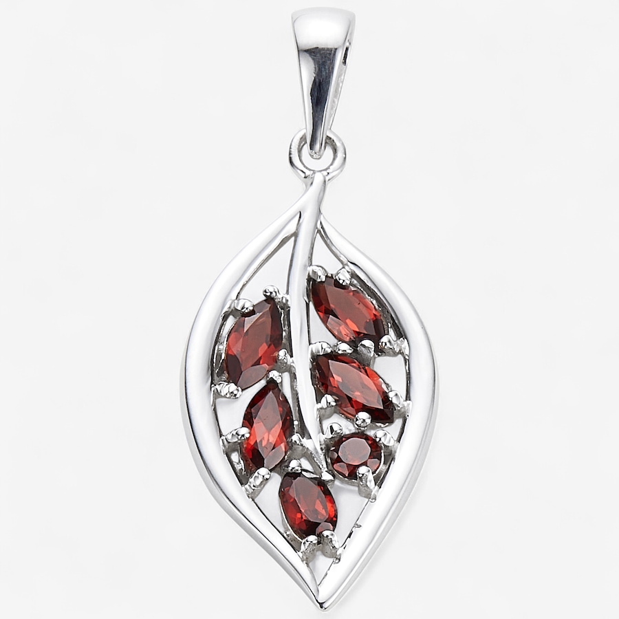 Image 244848_GAR.jpg, Product 244-848 / Price $49.33, Himalayan Gems Sterling Silver Gemstone Leaf Pendant from Himalayan Gems on TSC.ca's Jewellery department
