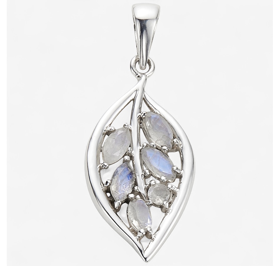 Image 244848_RWM.jpg, Product 244-848 / Price $79.99, Himalayan Gems Sterling Silver Gemstone Leaf Pendant from Himalayan Gems on TSC.ca's Jewellery department