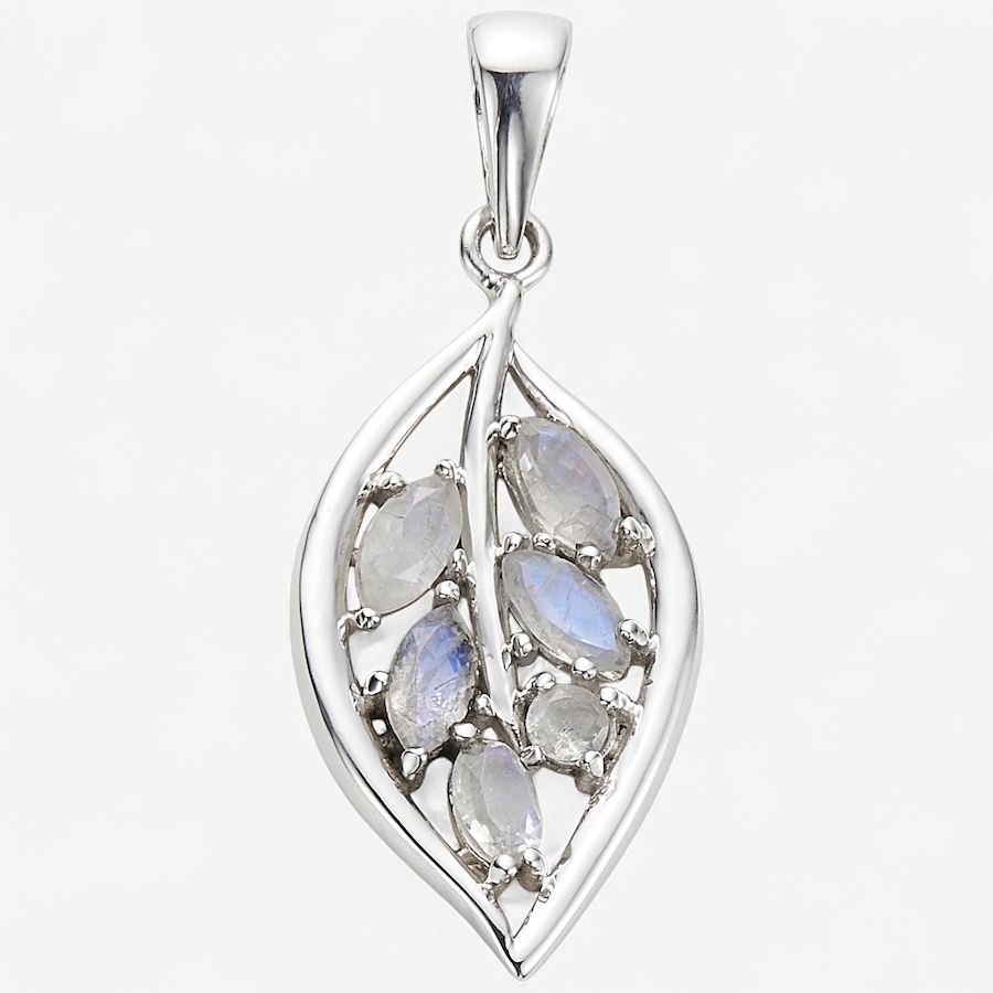 Image 244848_RWM.jpg, Product 244-848 / Price $49.33, Himalayan Gems Sterling Silver Gemstone Leaf Pendant from Himalayan Gems on TSC.ca's Jewellery department