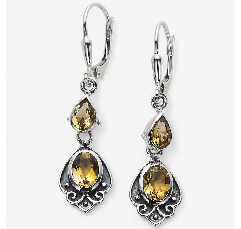 Image 244851_CIT.jpg, Product 244-851 / Price $139.99, Himalayan Gems Sterling Silver Drop Earrings from Himalayan Gems on TSC.ca's Jewellery department