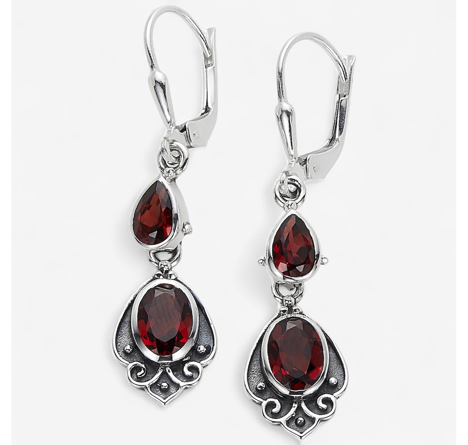 Image 244851_GAR.jpg, Product 244-851 / Price $139.99, Himalayan Gems Sterling Silver Drop Earrings from Himalayan Gems on TSC.ca's Jewellery department