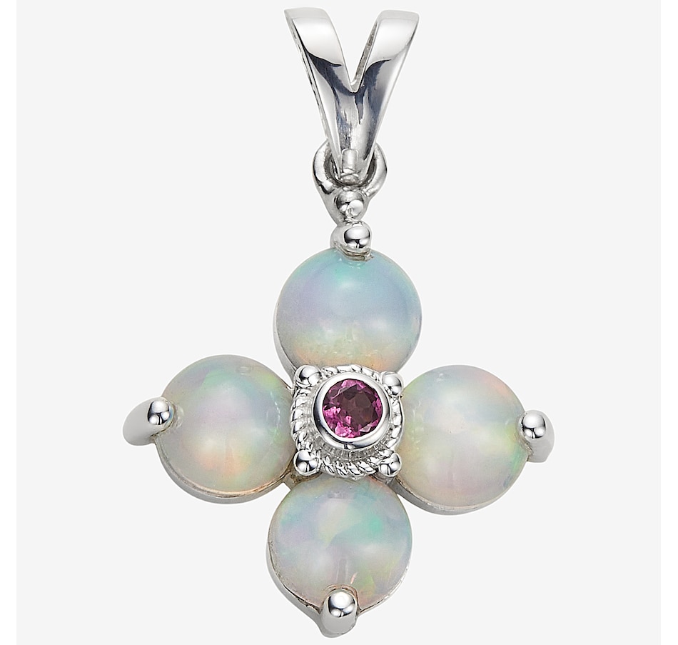 Image 244858_OPLRD.jpg, Product 244-858 / Price $319.99, Himalayan Gems Sterling Silver Gemstone Mini Cross Pendant from Himalayan Gems on TSC.ca's Jewellery department