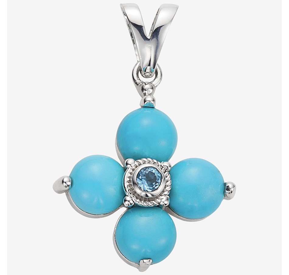 Image 244858_SBTBT.jpg, Product 244-858 / Price $319.99, Himalayan Gems Sterling Silver Gemstone Mini Cross Pendant from Himalayan Gems on TSC.ca's Jewellery department