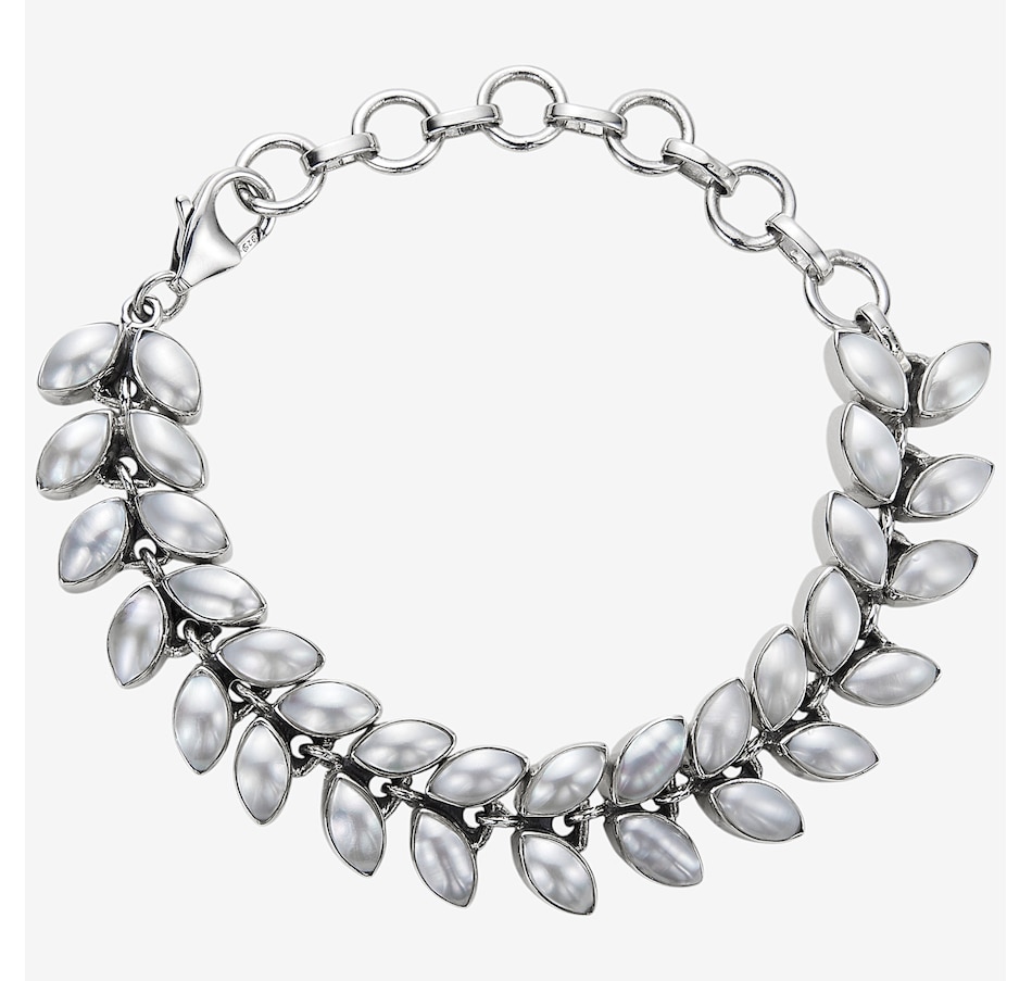 Image 244861_FSWPL.jpg, Product 244-861 / Price $349.99, Himalayan Gems Sterling Silver Gemstone Leaf Bracelet from Himalayan Gems on TSC.ca's Jewellery department
