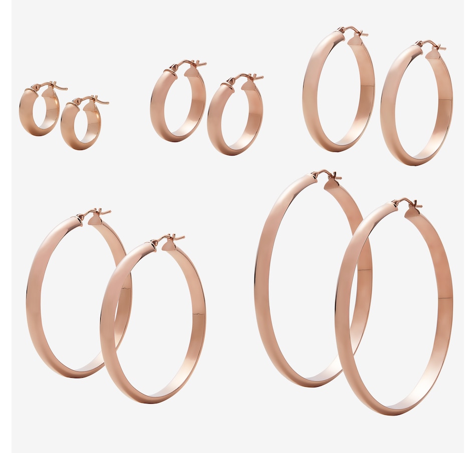 Image 244862_ALTMORE1.jpg, Product 244-862 / Price $259.99 - $909.99, Stefano Oro 14K Gold Ponte Vecchio Hoop Earrings from Stefano Oro on TSC.ca's Jewellery department