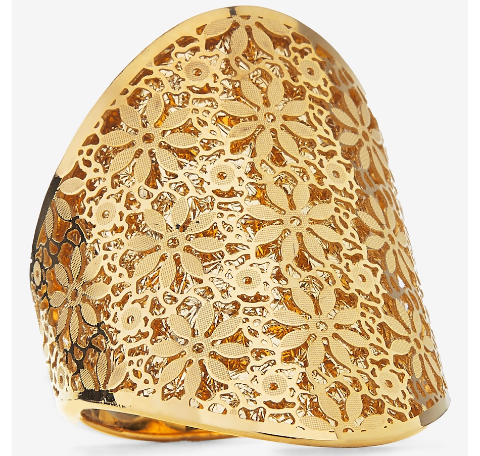 Image 244864.jpg, Product 244-864 / Price $1,149.99, Stefano Oro 14K Yellow Gold Tapered Bold Ring from Stefano Oro on TSC.ca's Jewellery department