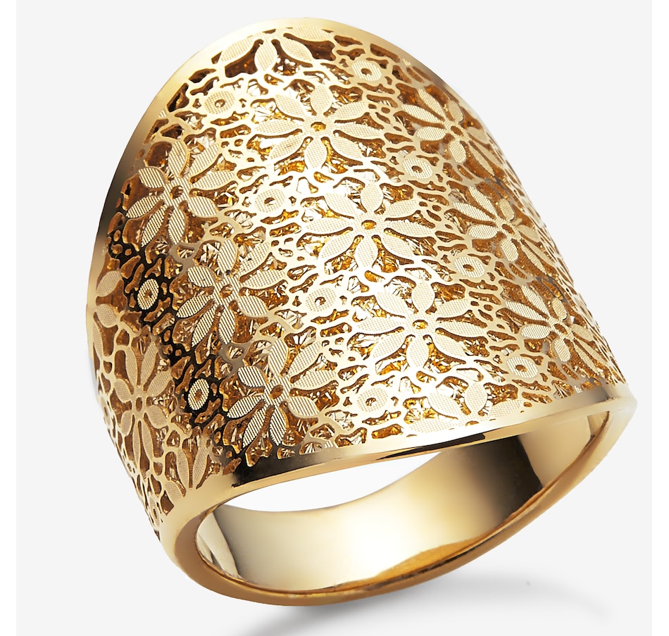 Image 244864_ALTMORE2.jpg, Product 244-864 / Price $1,149.99, Stefano Oro 14K Yellow Gold Tapered Bold Ring from Stefano Oro on TSC.ca's Jewellery department