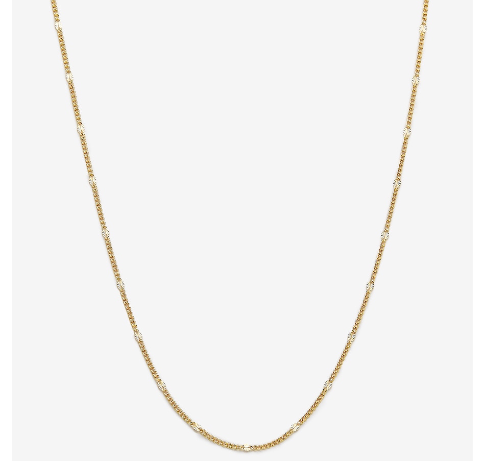 Image 244886.jpg, Product 244-886 / Price $499.99 - $559.99, UNOAERRE 18K Yellow Gold Necklace with Design Stations from UnoAErre Jewellery on TSC.ca's Jewellery department