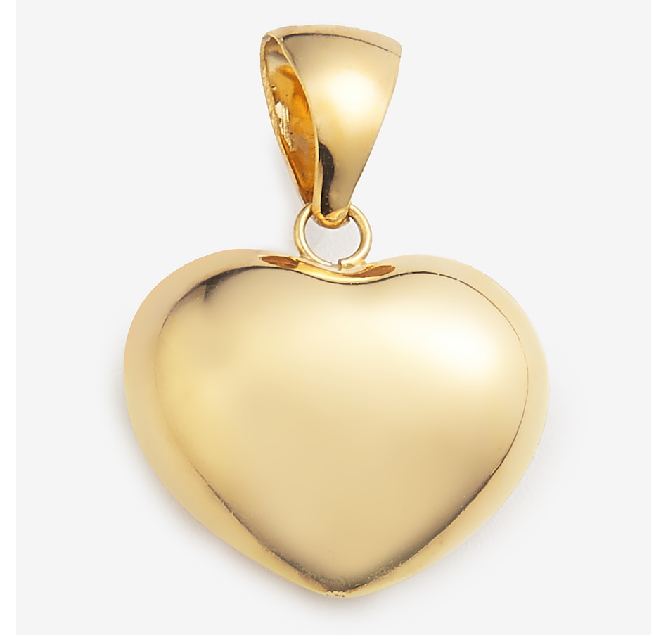Image 244889.jpg, Product 244-889 / Price $479.99, UNOAERRE 18K Yellow Gold Heart Pendant from UnoAErre Jewellery on TSC.ca's Jewellery department