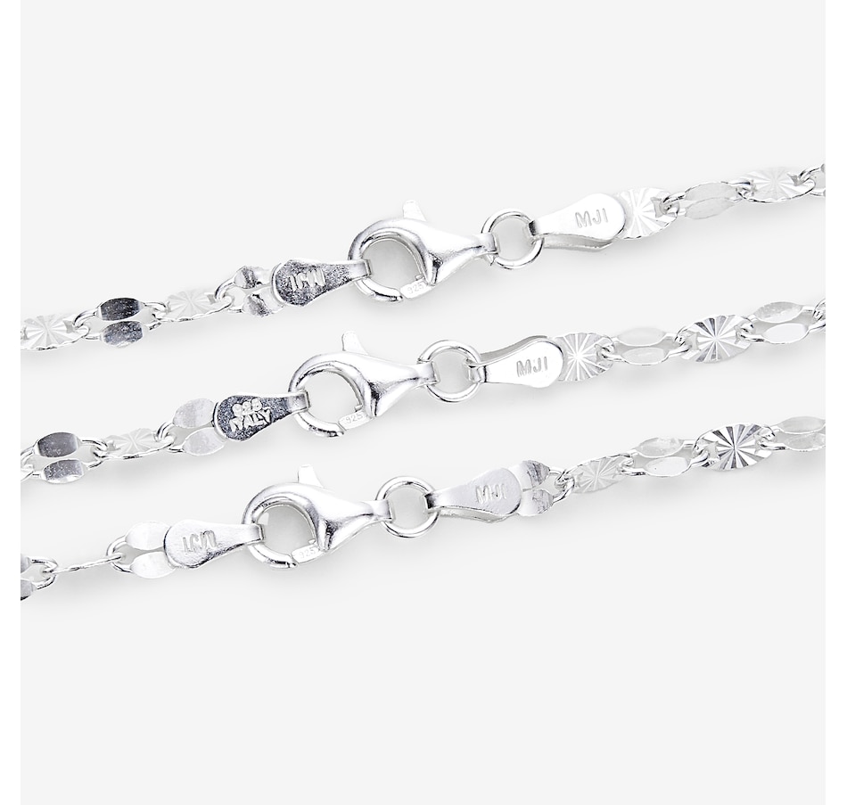 Image 244914_ALTMORE1.jpg, Product 244-914 / Price $89.99, Silver Gallery Sterling Silver Sparkle Chains (set of 3) from Silver Gallery on TSC.ca's Jewellery department