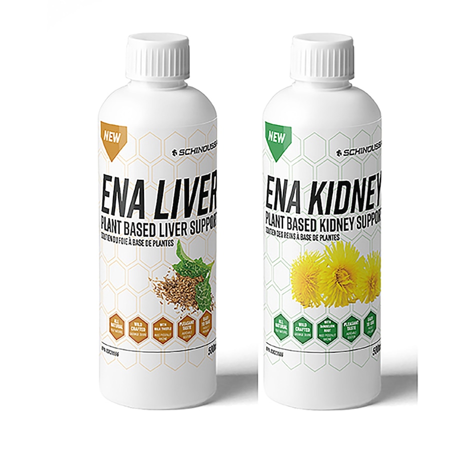 Image 244958.jpg, Product 244-958 / Price $87.00, 30-Day Auto-Delivery Schinoussa ENA Kidney & Liver Cleanse Duo from Schinoussa on TSC.ca's Health & Fitness department