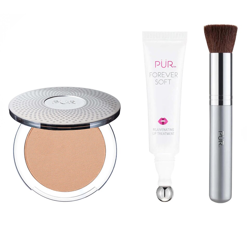Beauty Makeup Makeup Sets PÜR 4in1 Pressed Powder with Brush
