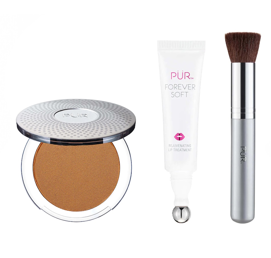 Image 244969_GODK.jpg, Product 244-969 / Price $81.00, PÜR 4-in-1 Pressed Powder with Brush and Lip Treatment from PUR on TSC.ca's Beauty department