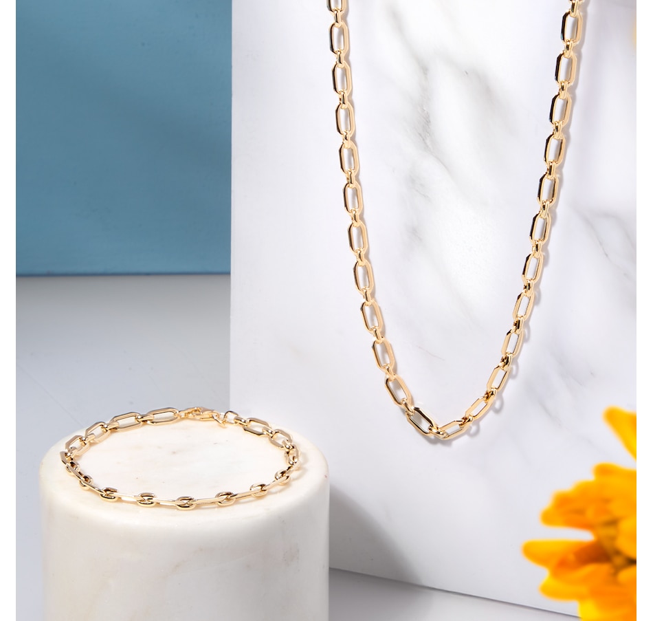 Image 245009_ALTMORE100.jpg, Product 245-009 / Price $509.99 - $609.99, Stefano Oro 14K Yellow Gold Faceted Alternata Bracelet from Stefano Oro on TSC.ca's Jewellery department